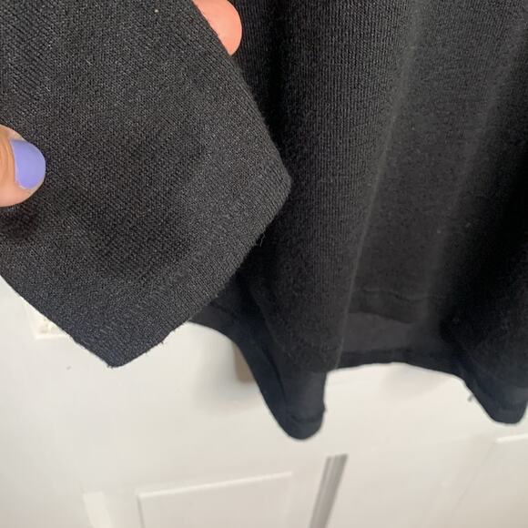 Rag & Bone Women’s Black Crewneck Rounded Hem Lightweight Sweater W-776 Sz M - Picture 3 of 7